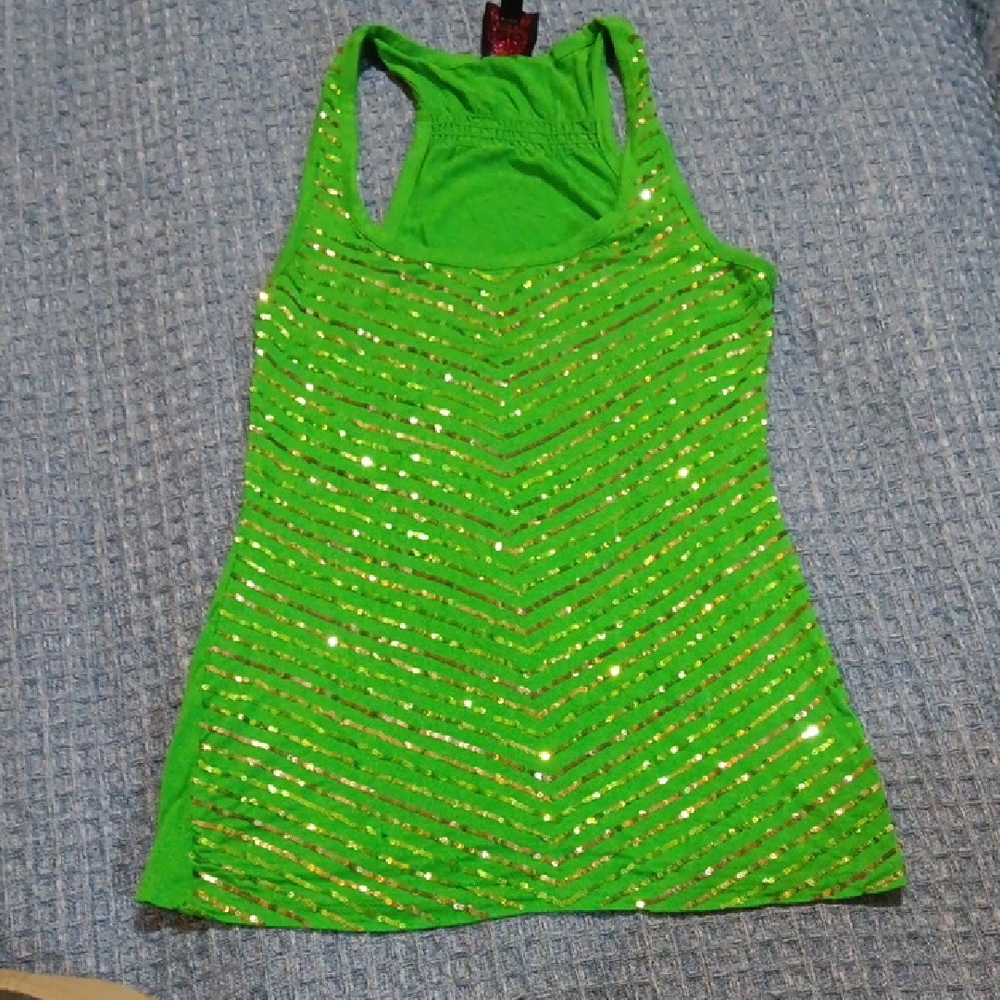 Bebe Emerald Green Top